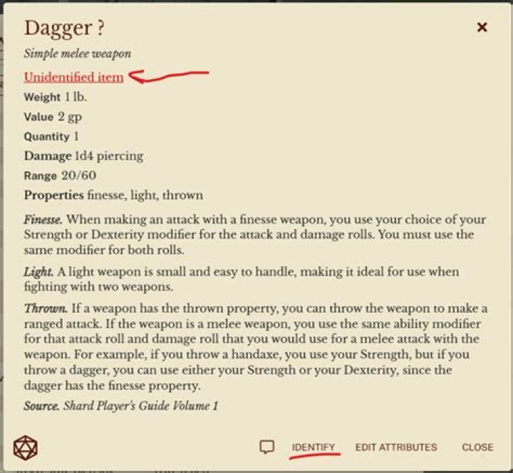 Unidentified Item