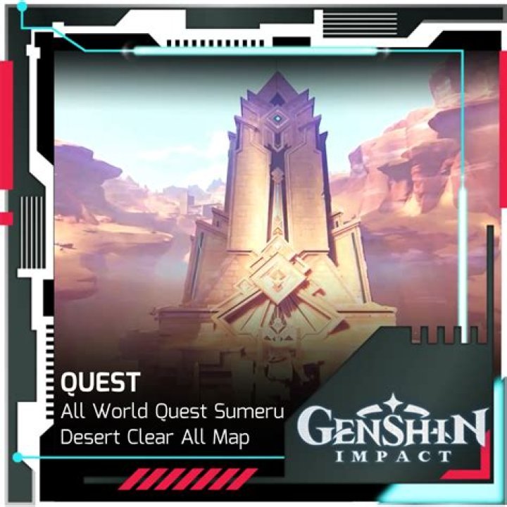 Unknown quest area in desert