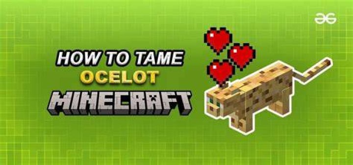 Uses of ocelot in minecraft