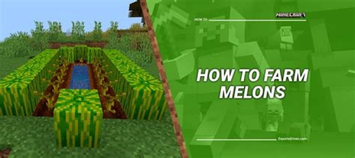 Ways of breaking melons in minecraft