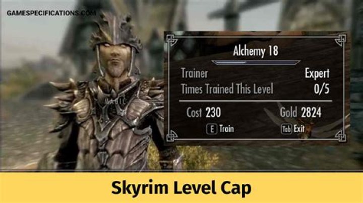 What's the level cap in Skyrim?