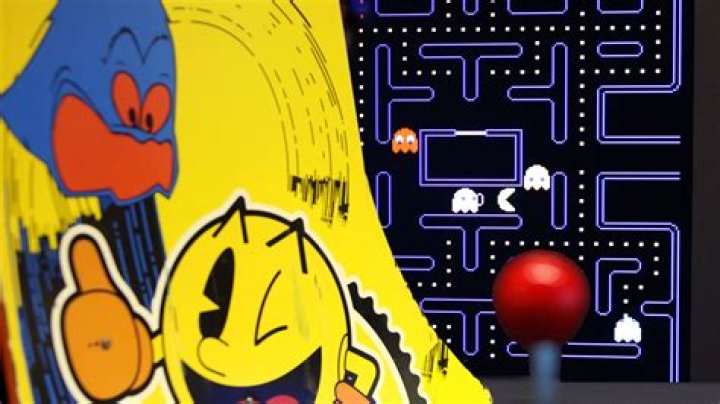 What's the Pac-Man-like video game seen in the movie "Joysticks"?
