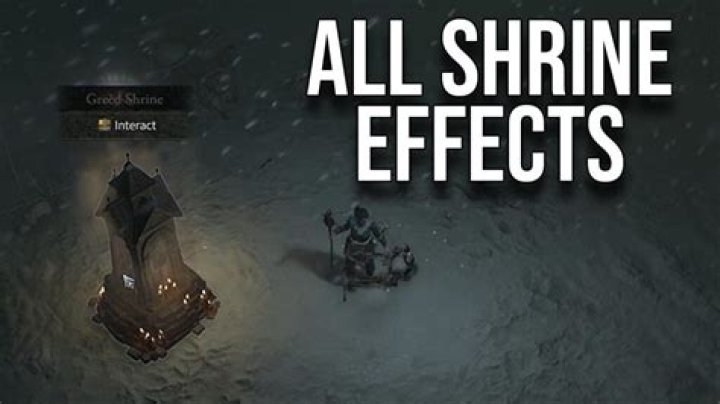 What are the different types of shrines and their effects in Diablo 3?