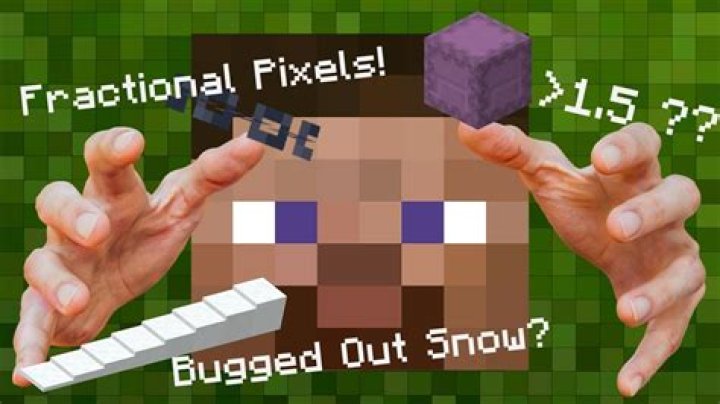 What are various block heights in Minecraft?