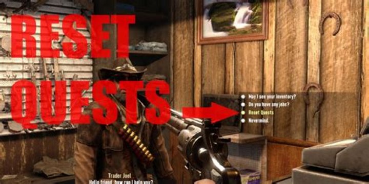 What does the "reset quests" option do?