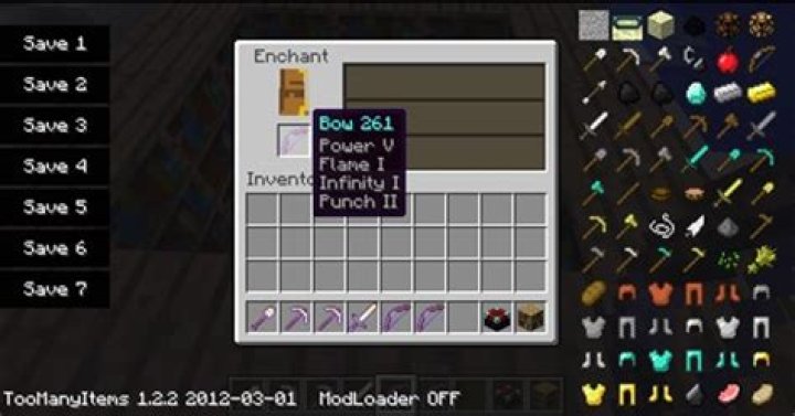 What enchantments can bows have?