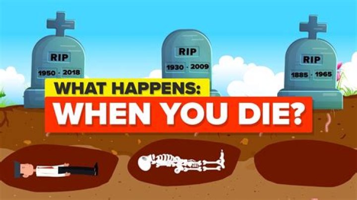 What happens when you die?