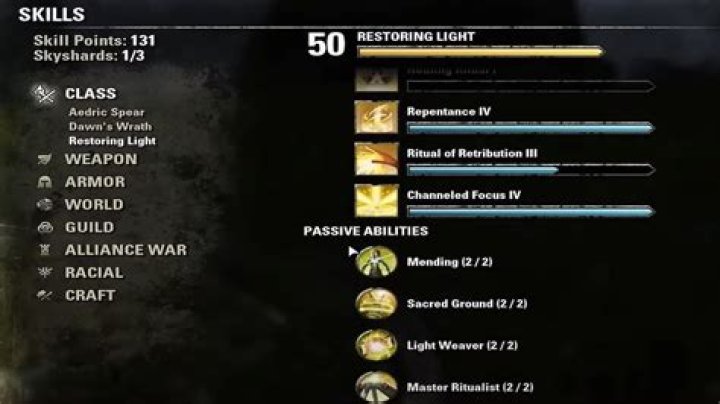 What is a good healing build for a templar in Elders Scrolls Online (xbox)?