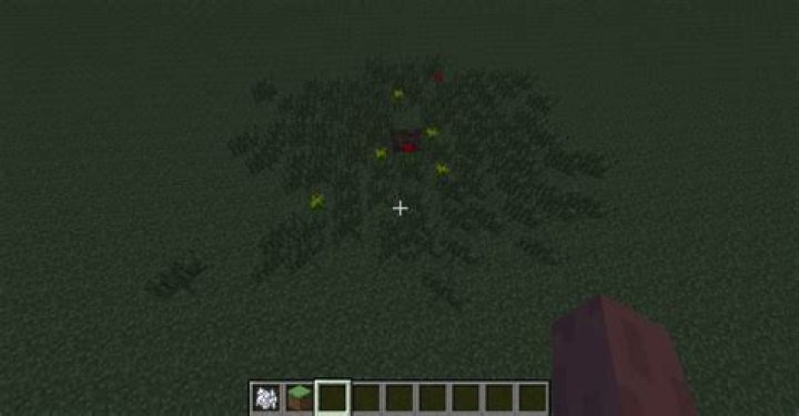 What is the chance of getting red flowers from bonemeal on grass?