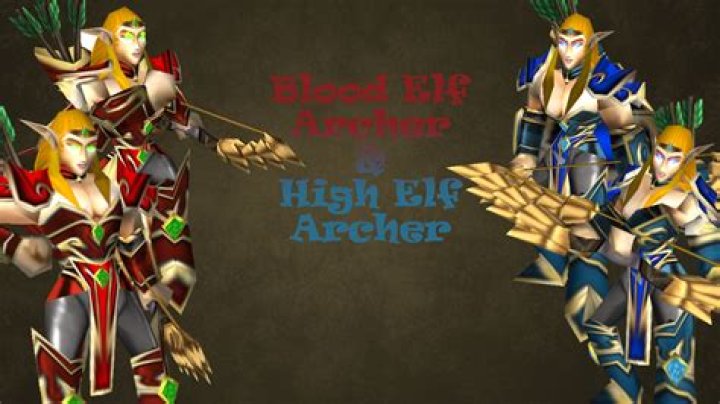 What is the difference between the races elf and high elf?
