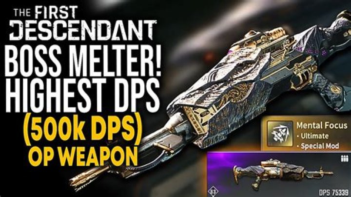 What is the highest DPS weapon that can be used behind a shield?