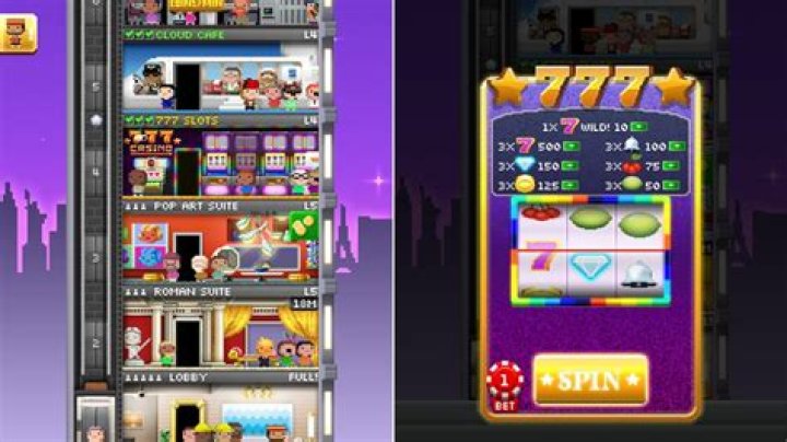 What is the tip received at each floor on Tiny Tower Vegas?