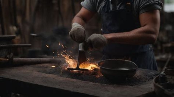 When should "the weary blacksmith" conversation in act I take place?