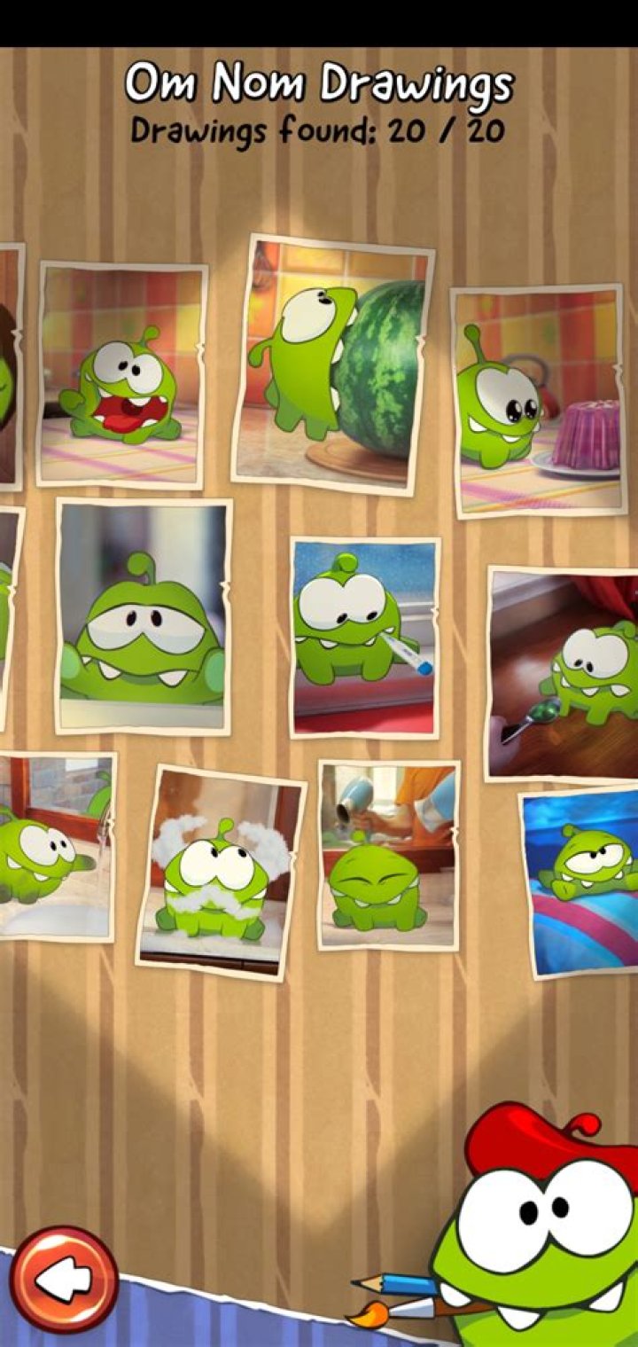 Where are all the hidden drawings in Cut The Rope?