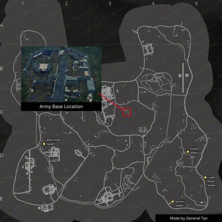 Where are any army base locations that I can loot?