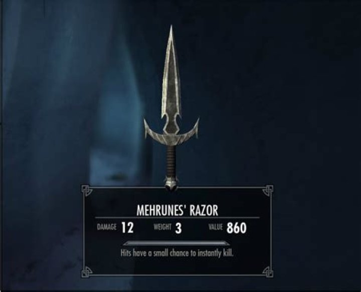 Where are the Shards of Mehrune's Razor?