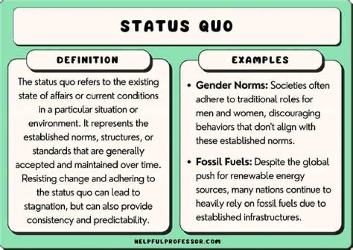 Where can I find a Status Quo?