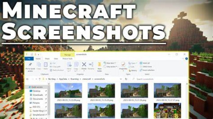 Where do I find screenshots taken in Minecraft on Windows 10? [duplicate]