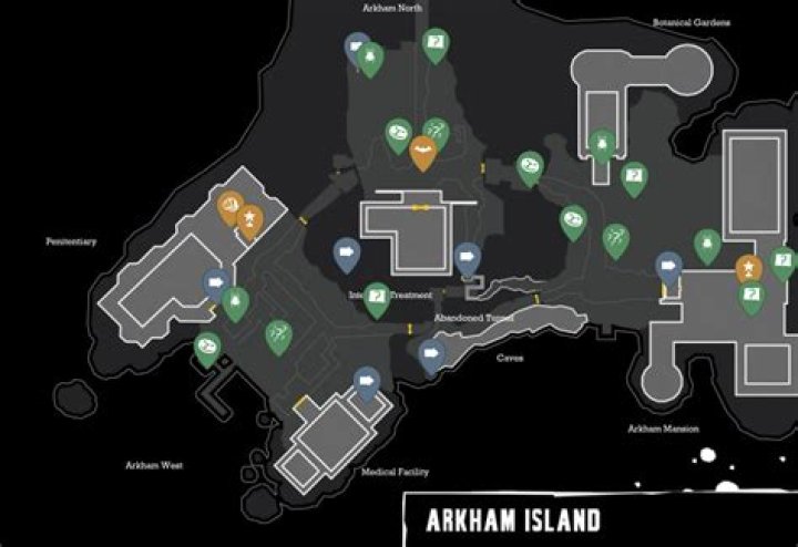 Where is the Riddler in Arkham Asylum?