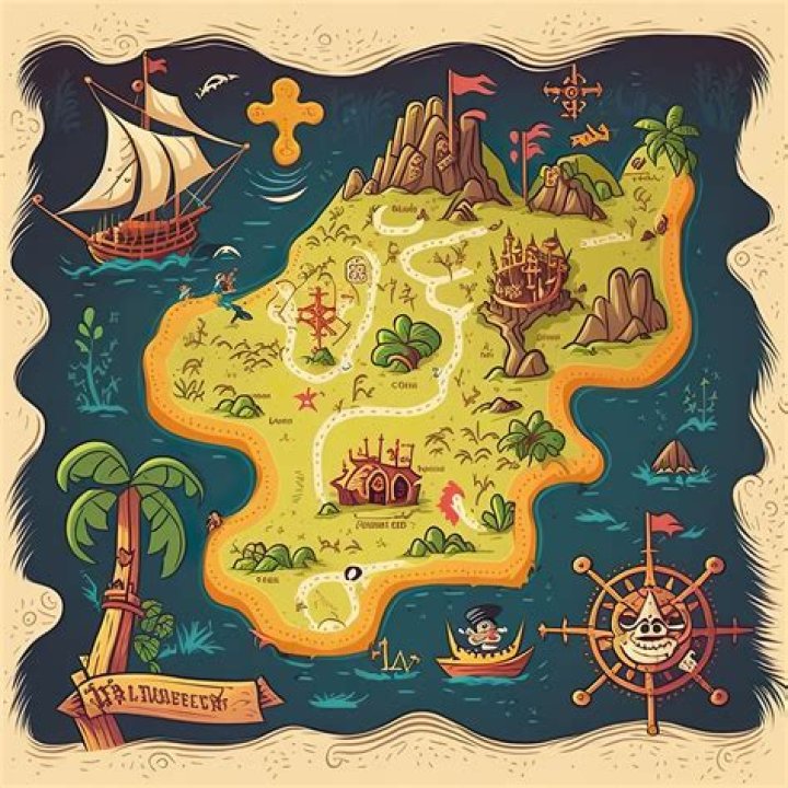 Which are the specific conditions to get a pirate map to drop?