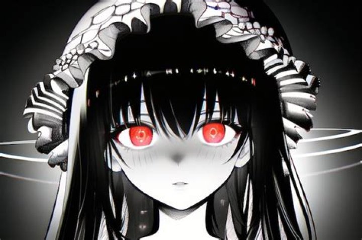 Who is the girl with white hair that also wears a black thing over her eyes?