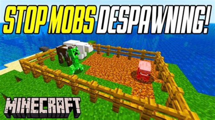Why do mobs keep despawning even when named?