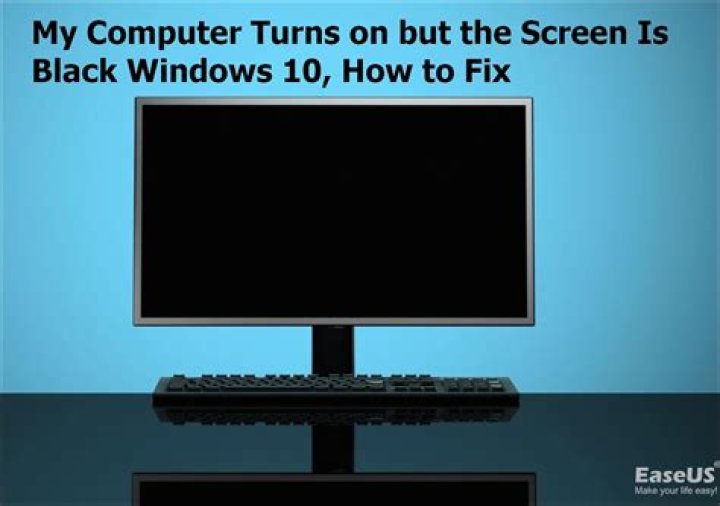 Why is my screen completely black?