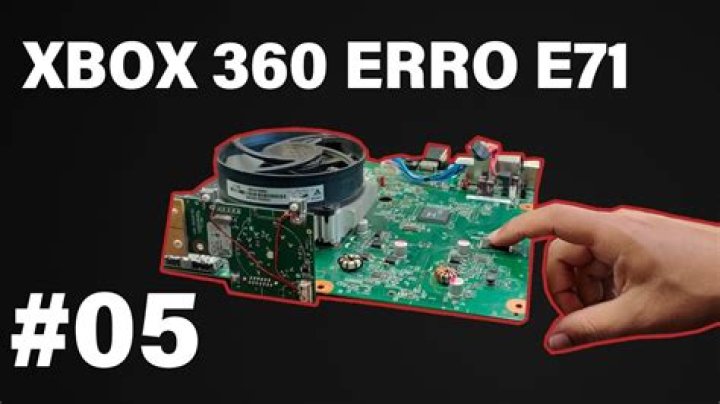 Xbox 360 E71 error