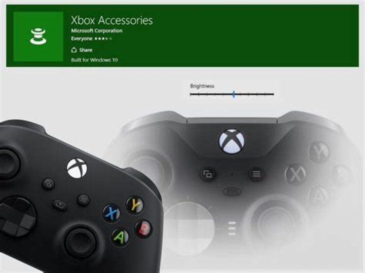 Xbox Accessories app - landing page